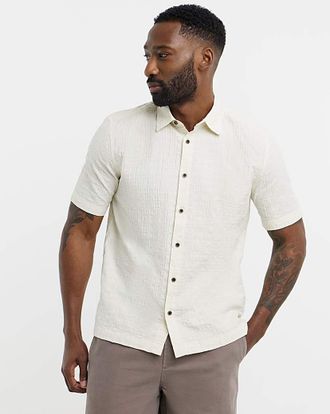 Only & Sons Textured Shirt - Cream