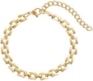 Adornia Geometric Link Chain Bracelet in Gold at Nordstrom Rack
