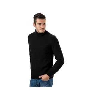 Gran Sasso Turtlenecks, male, Black, 2XL, Turtleneck