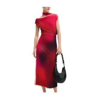 Desigual Party Jurken - Dames - Feestkleedjes - Veelkleurig - S - Leer - Kleedjes