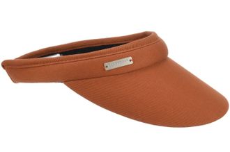 Seeberger Azalea Cotton Visor Sun Visor Sun Visor Sun Protection Anti-Glare Beach Visor Womens Visor with Visor, terracotta, One Size