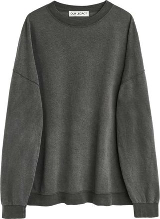 Our Legacy Slack Sweatshirt - Heren - Sweatshirts - Zwart - L - Katoen - Hoodies & sweatvesten