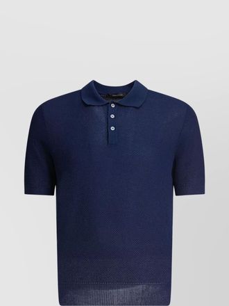 Tagliatore collared polo shirt short sleeves