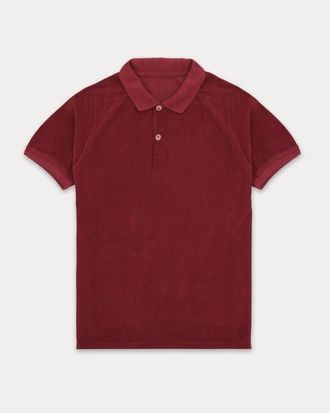 Fortela Brody Terry polo in Purple at Nordstrom, Size X-Large Eu