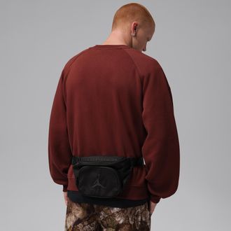 Nike Jordan Mens Jordan Air Crossbody Bag (4L) in Black | MA9212-KK2