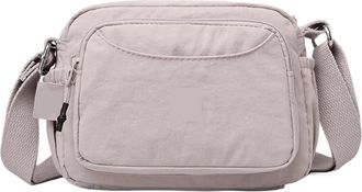 Generic Compatible For Cloth Single Shoulder Crossbody Bag For Women Casual Nylon Travel(LightPurple)