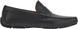 Ferragamo Mens Black Felix Driver Loafers, Size 6.5 EEE