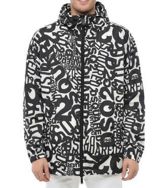 Dsquared2 BlackWhite Hood Jacket