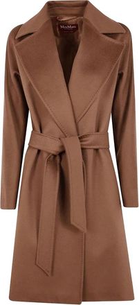 Max Mara tie-fastening coat - Brown