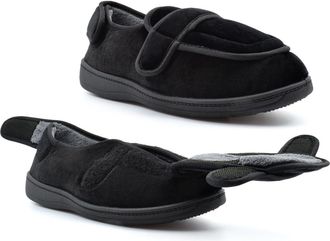 Generic Mens Wide Fit Slippers Mens Comfort Slippers Size 6 Boys Slipper Size 15 Memory Foam Slipper Touch Fastening Memory Foam Extra Large Wide Fit Extra La