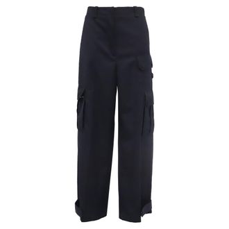 Sandro Sandro Twill Cargo Pants in Black Polyester