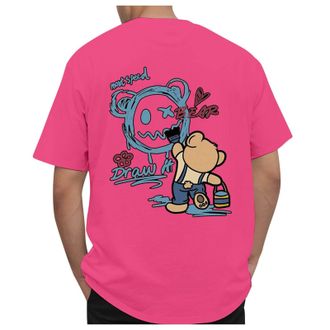 Generic Mens Short Sleeved T Shirts Bear Printed T Shirts Graphic Tees Shirt Mens Graphic Printed Tshirts Casual Short Sleeve Tshirt for Men Summer, Streetwea