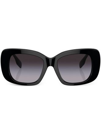 Burberry Sunglasses Occhiali da sole squadrati con stampa - Nero