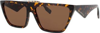 Karl Lagerfeld Ladies Brown Rectangular Sunglasses KLKL6186S242