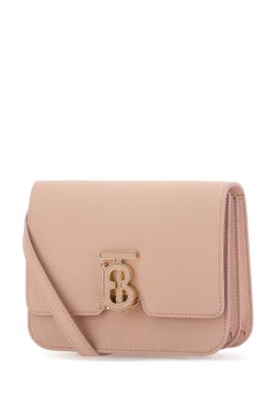 Burberry Womens Pink Leather Small Tb Crossbody Bag A3661 Borse A Tracolla