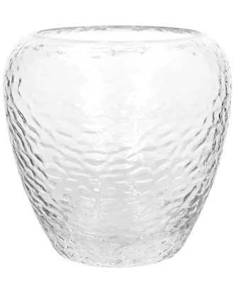 BIDKhome Bidkhome Prisma Vase Hurricane Clear Glass 11In