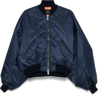 Balenciaga Gewatteerd bomberjack - Blauw