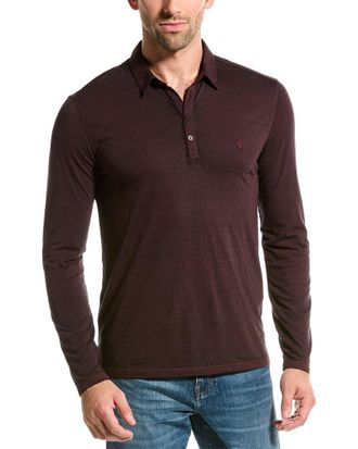 John Varvatos Marty Burnout Polo Shirt