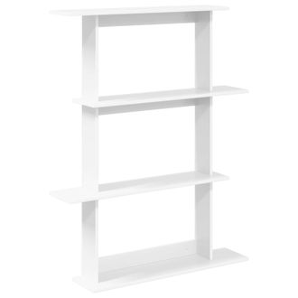 vidaXL Estante De Pared Blanco 100 X 20 X 126 Cm Madera De Ingenier&iacute;a Vidaxl