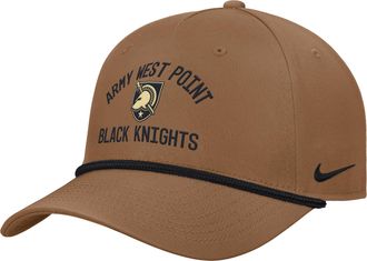 Nike Army 2026 Military Appreciation Rope Rise Nike Mens College Adjustable Hat in Brown | C16829C750USMA-ALB