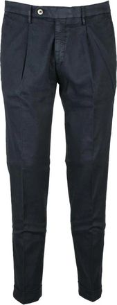 Michael Coal Slim-fit broek - Heren - Slim Fit Broeken - Blauw - W34 - Katoen - Broeken