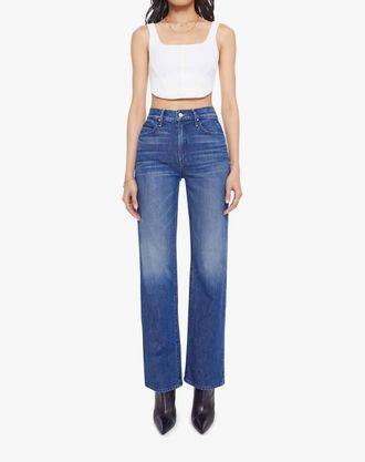 Mother Kick It High Rise Straight Leg Jeans In Which Is Witch