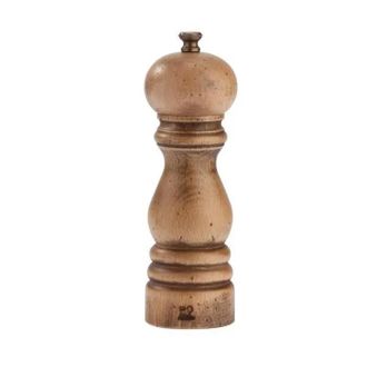 Peugeot Paris Antique Molinillo De Pimienta De Madera 18 Cm