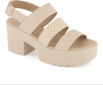 Andrea Womens Fashion Platform Sandals