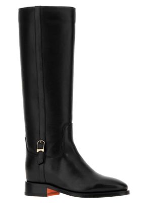 Santoni Mandy Boots - Black