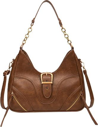 Generic Womens Hobo Bag Made of PU Leather Large Crossbody Bag for Everyday Work Shopping Travel Womens Shoulder Bag