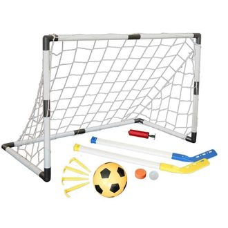 OEM Porter&iacute;a Master De 94 X 61 X 48 Cm Con Accesorios: Bal&oacute;n Y Palos De Hockey
