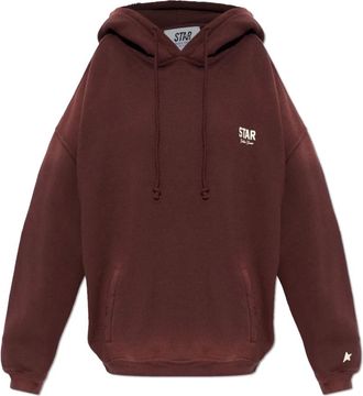 Golden Goose Hoodies & sweatvesten, Dames, Rood, 2Xl, Katoen, Hoodie