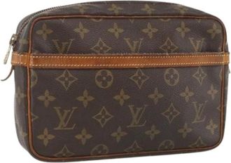 Louis Vuitton Pre-owned Clutches, female, Brown, Size: ONE SIZE Pre-owned Monogram Clutch Bag