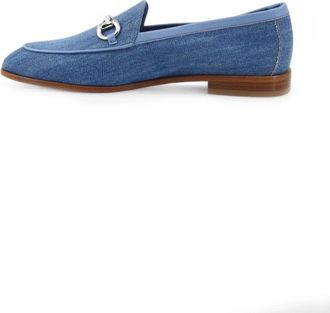 Frau Moccasin - Dames - Loafers - Blauw - 38 EU - Leer - Schoenen