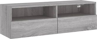 vidaXL Vidaxl - tv Wall Cabinet Grey Sonoma 100x30x30 cm Engineered Wood