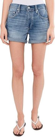 Liverpool L.A. Relaxed Mid-rise Vintage Cuffed Shorts Womens Shorts Denver : 14 5.5, Cotton/Denim/Down