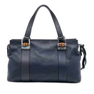 Gucci Pre-owned Gucci Leather Bamboo Bar Satchel Ladies 355772 204046