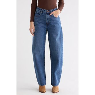 Frame Denim High Waist Barrel Jeans in Curse at Nordstrom Rack, Size 24