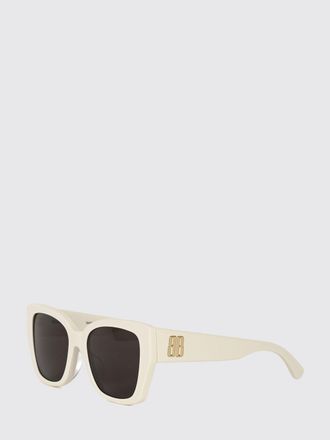 Balenciaga Occhiali da sole oversize in acetato con logo monogram