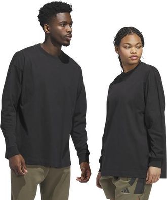 adidas Mens Basketball Graphic Tee - Black Size M