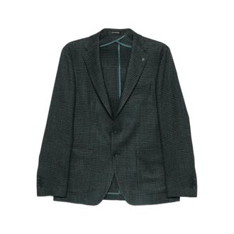 Tagliatore Montecarlo Jacket - male - Tagliatore - Blazers - Green - M - Jackets