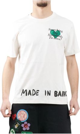 Barrow T-shirt met Korte Mouwen - Heren - T-shirts - Wit - L - Katoen - Tops