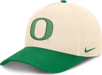 Nike Oregon Campus Prep Rise Nike Mens College A-Frame Adjustable Hat in Brown | NC2A0C3IUON-TRY