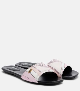 Pucci Yummy Iride twill slides