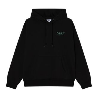 Obey Hoodies & sweatvesten, Heren, Zwart, L, Katoen, Hooded Sweatshirt
