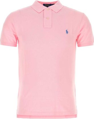 Ralph Lauren Pink Embroidered logo polo shirt
