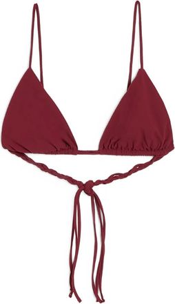 Jil Sander Top bikini a triangolo - Rosso