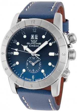 Glycine GL0151 Mens Airman Watch - Silver