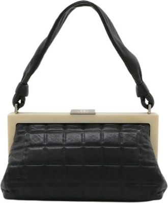 Chanel Pre-owned Handbags, female, Black, Size: ONE SIZE Pre-owned Leather handbags