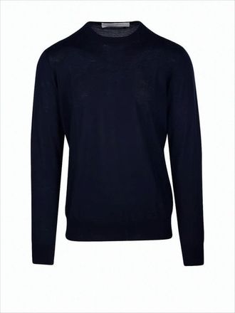 Golden Goose Fine Wool Long-Sleeve Sweater With Crew Neckline